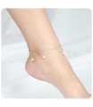 Silver Anklets with Pearls ANK-202 